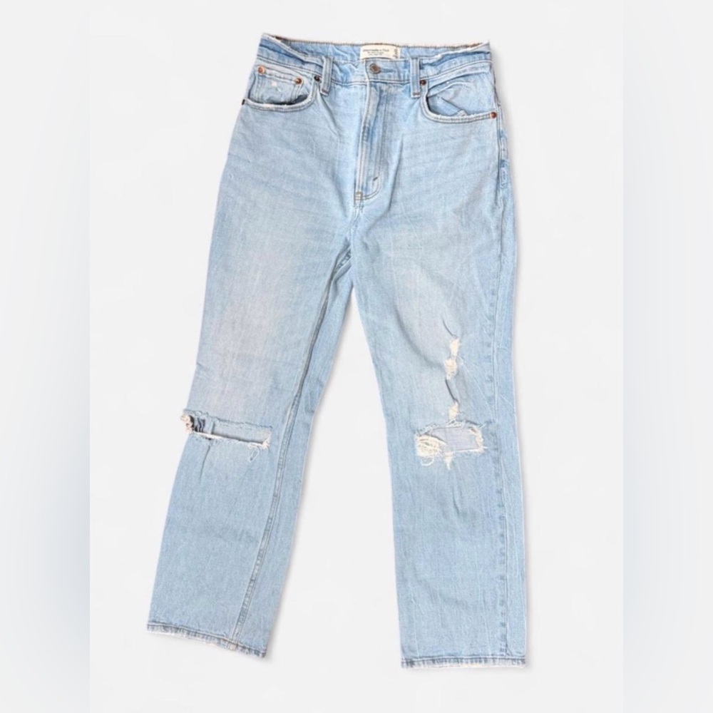 Abercrombie & Fitch The Ankle Straight Ultra High Rise Jeans Size 27 / 4R